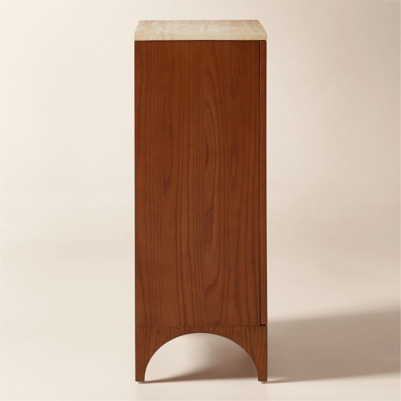 Roane Oak Entryway Cabinet - Image 1