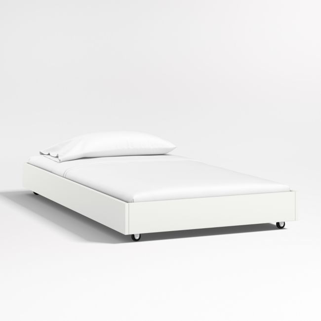 Jenny Lind White Wood Kids Twin Trundle Bed - Image 0