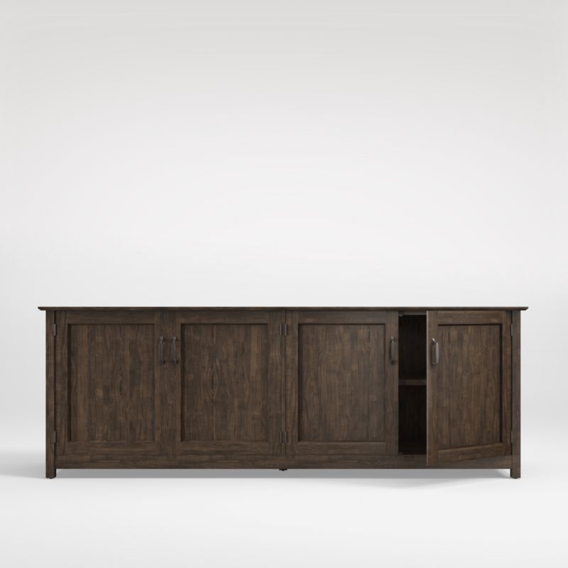 Ainsworth Charcoal Cherry 85" Media Console - Image 4