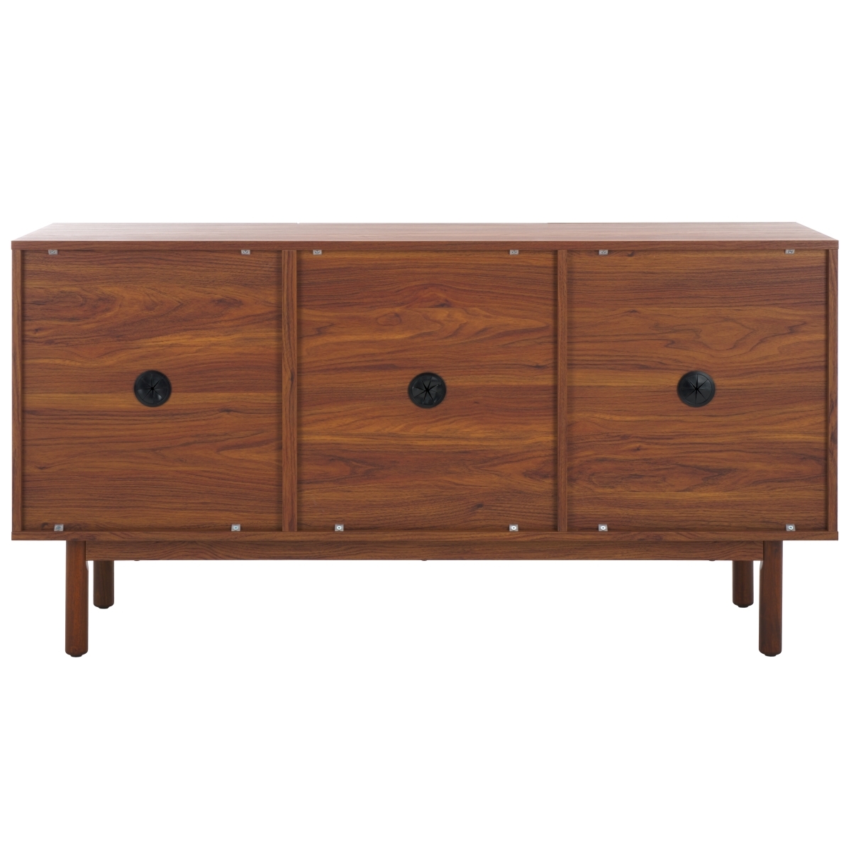 Aino 3 Door Sideboard / Media Stand - Walnut / Natural - Safavieh - Image 7