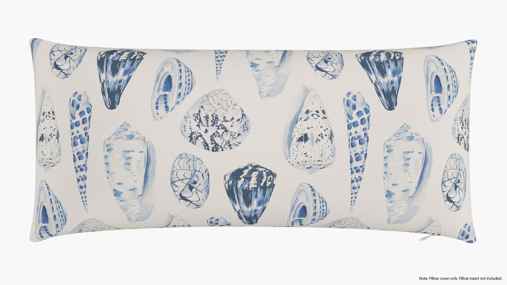 Throw Pillow Cover 14" x 30", Porcelain Coquina, 14" x 30" - Image 0