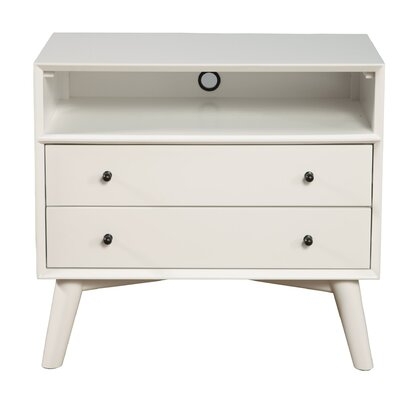 Williams 2-Drawer Nightstand with Shelf - Image 0