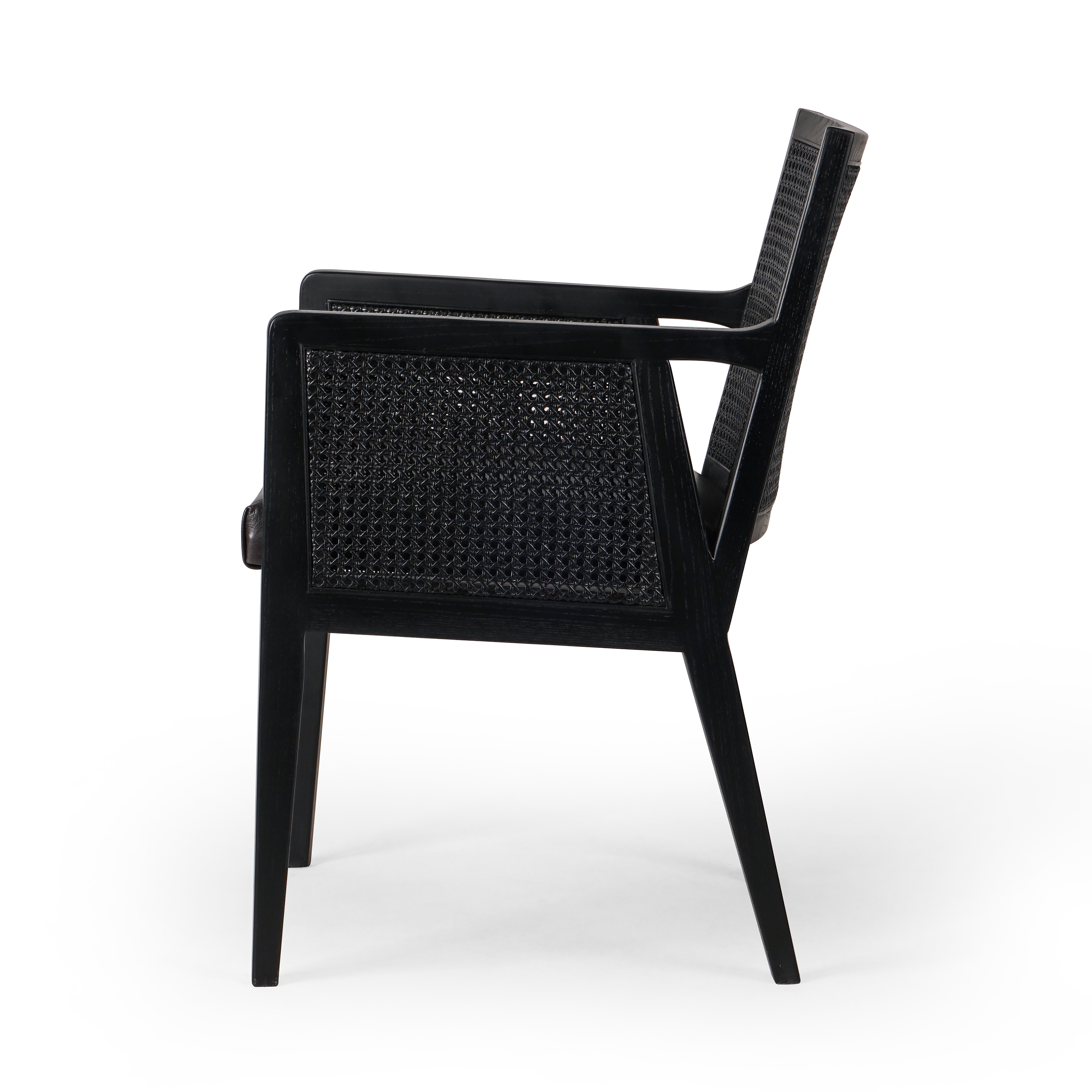 Antonia Dining Arm Chair-Sonoma Black - Image 4