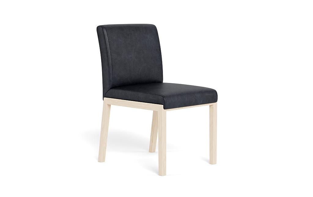 Callen Leather Wood Framed Upholstered Chair - Image 1