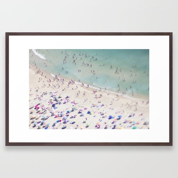 Beach Love Iv Framed Art Print by Ingrid Beddoes Photography - Conservation Walnut - LARGE (Gallery)-26x38 - Image 0