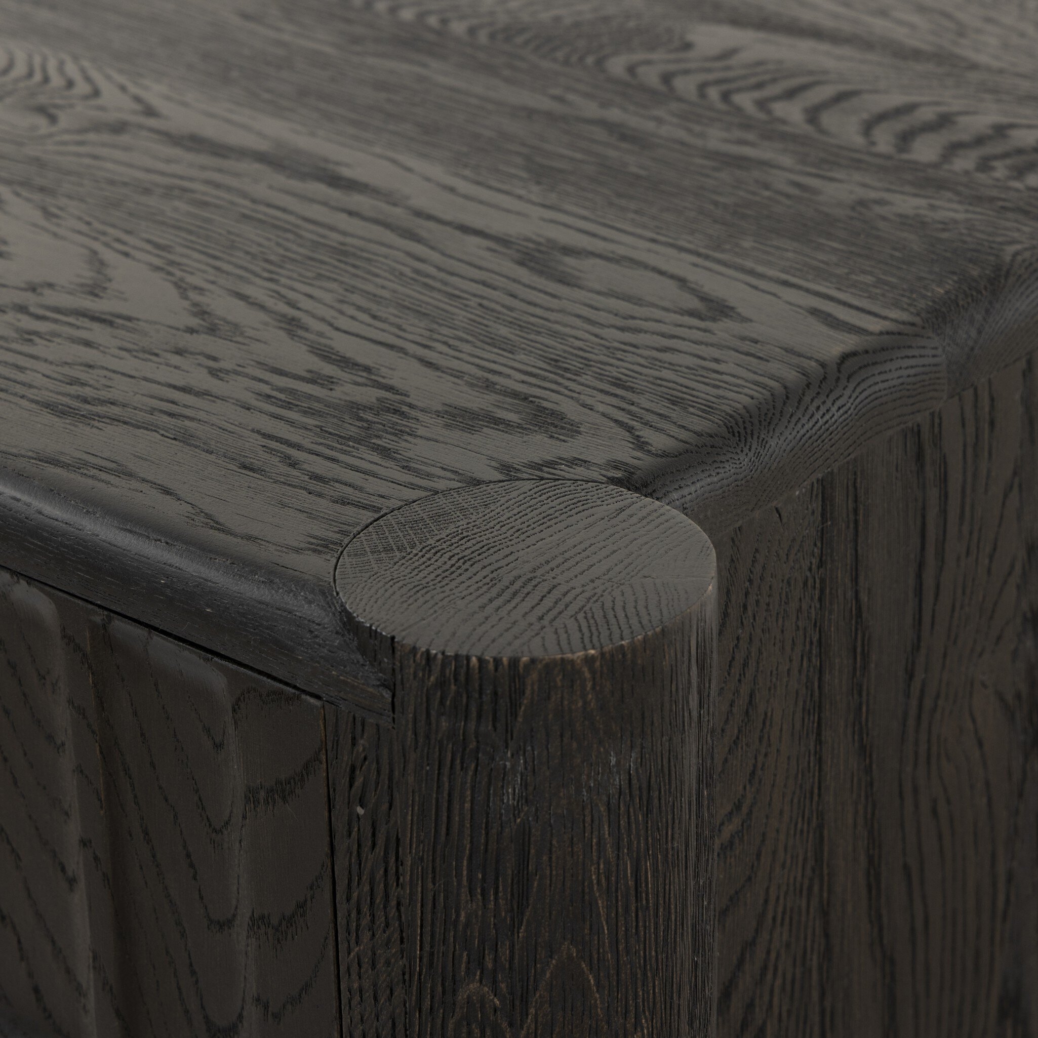 Ezri Bar Cabinet - Black Oak - Image 5