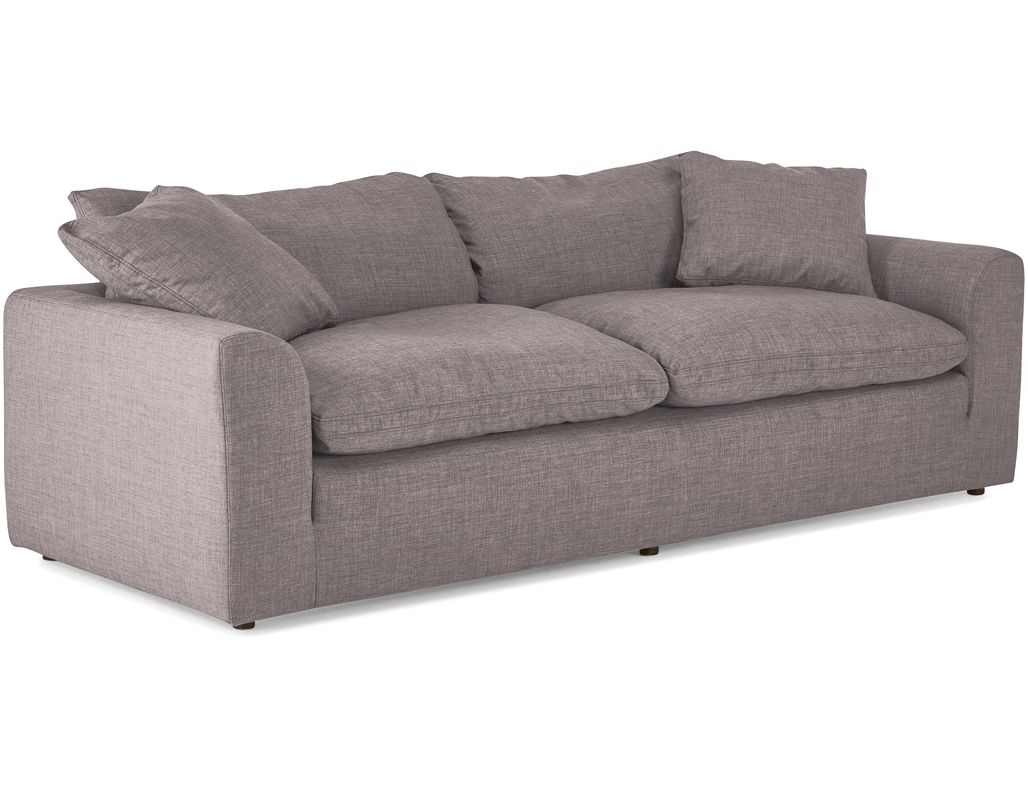 Purple Bryant Mid Century Modern Sofa - Sunbrella Premier Wisteria - Image 1