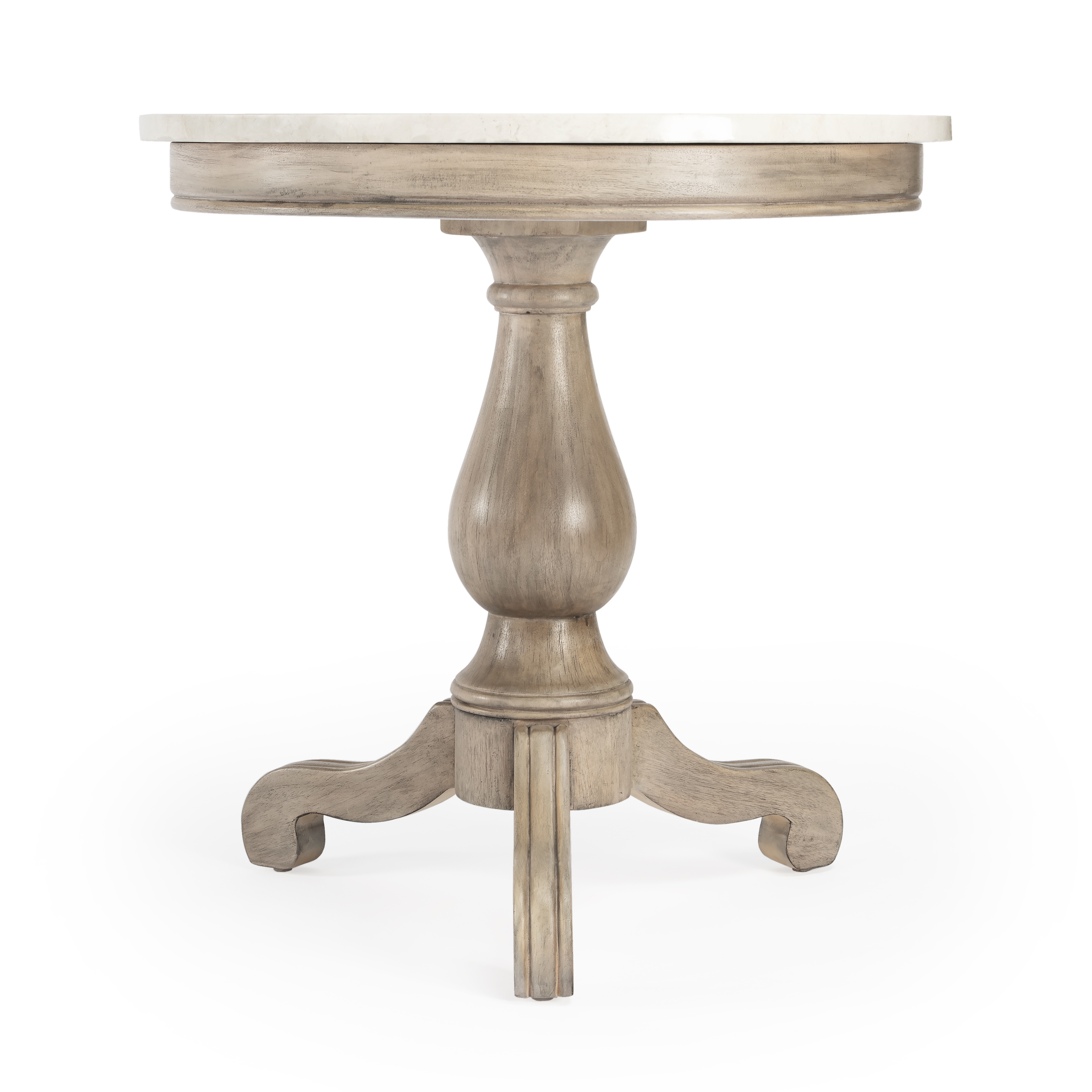 Danielle Sandalwood Beige Side Table - Image 2