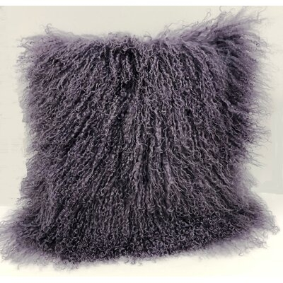 Square Faux Fur Pillow Cover and Insert - Image 0