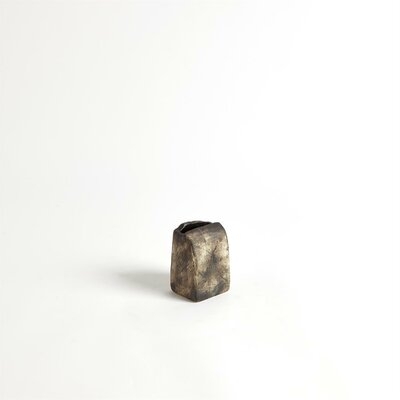 Brown/Ivory 4" Ceramic Table Vase - Image 0