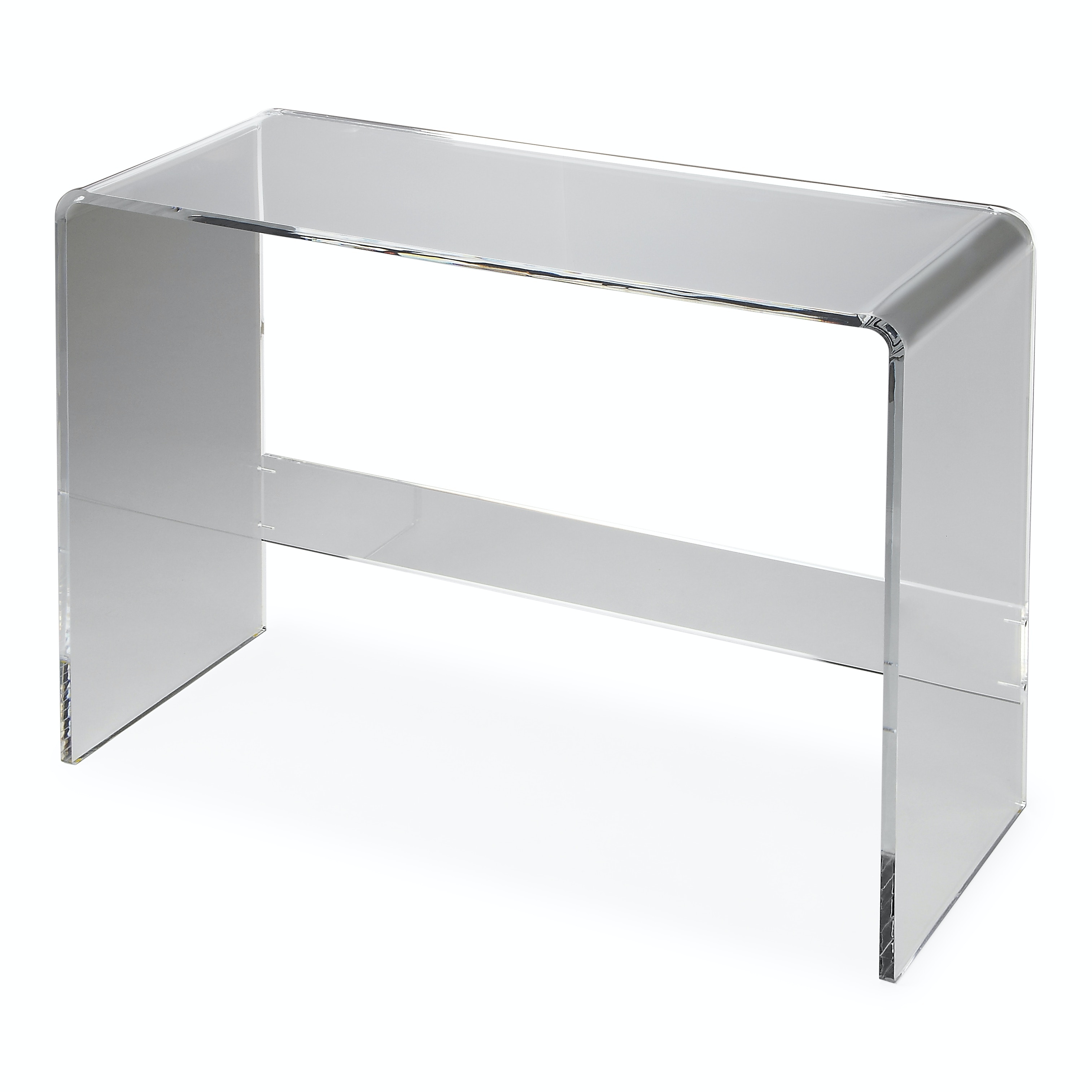 Crystal Clear Acrylic Console Table - Image 0