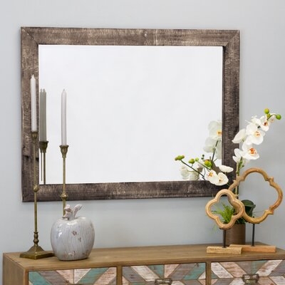 Longwood Rustic Beveled Accent Mirror 40 x 30 - Image 0
