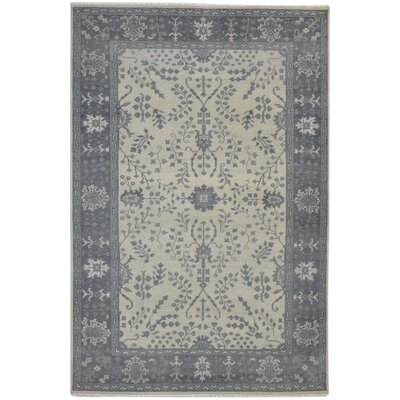 One-of-a-Kind Hand-Knotted 6' x 9' Wool Area Rug in Gray - Image 0