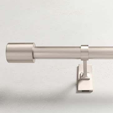 Oversized Metal Rod, Brushed Nickel, 60"-108" - Image 3