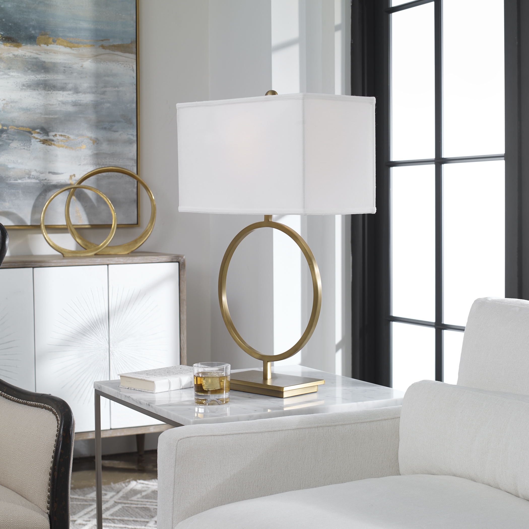 Duara Circle Table Lamp - Image 1