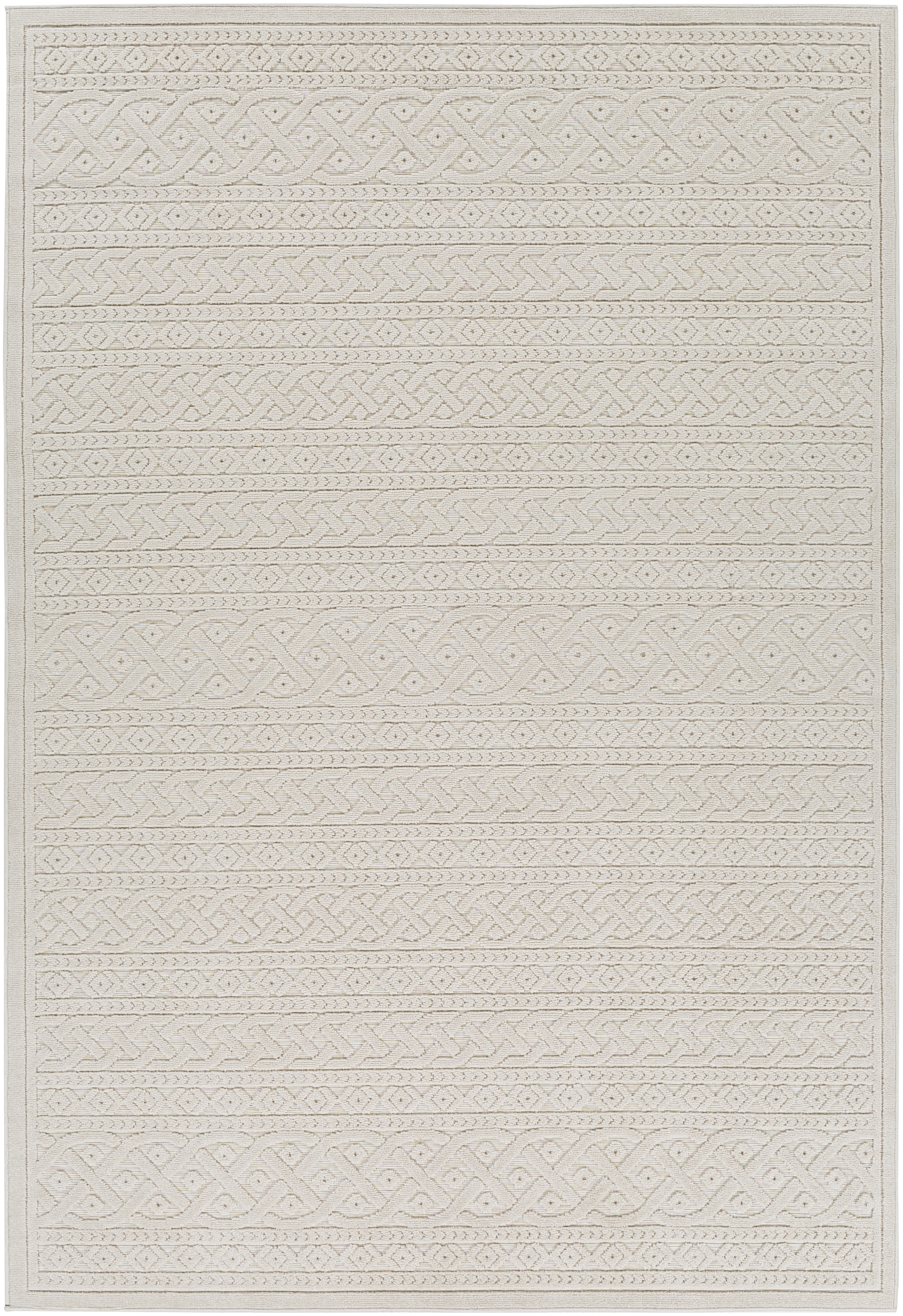 Greenwich Beige Outdoor 1'11" x 2'11" Machine Woven Rug - Image 0
