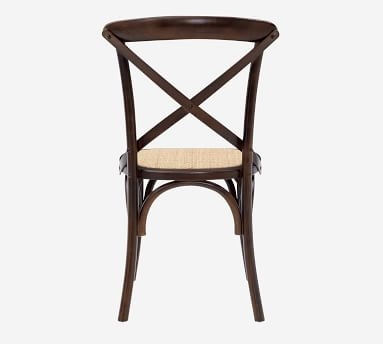 Elsinore Cane Rattan Dining Side Chair, Set Of 2, Walnut - Image 4