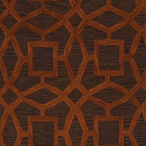 Dream Brown Indoor 8' x 8' Handmade Rug - Image 0