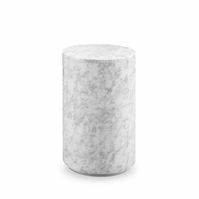 Tubular Solid Marble Side Table - Image 0
