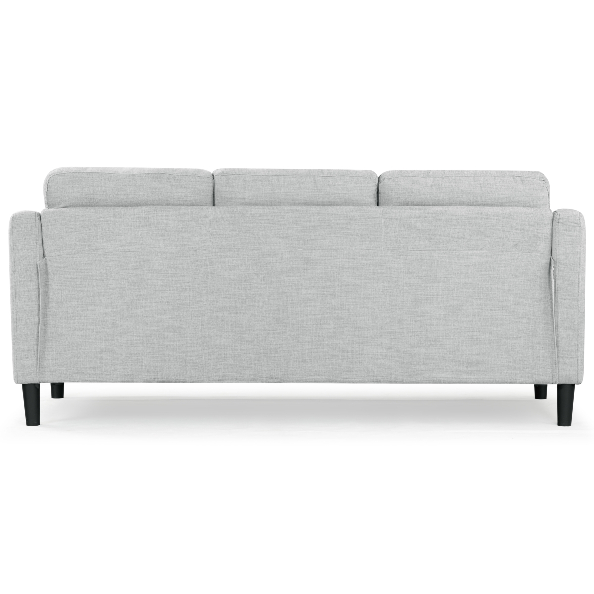 Nathaniel Tufted 3 Seater Sofa - Light Grey - Image 9