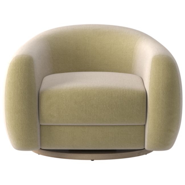 Laszlo Swivel Chair Luca Camel by Ross Cassidy - Image 0