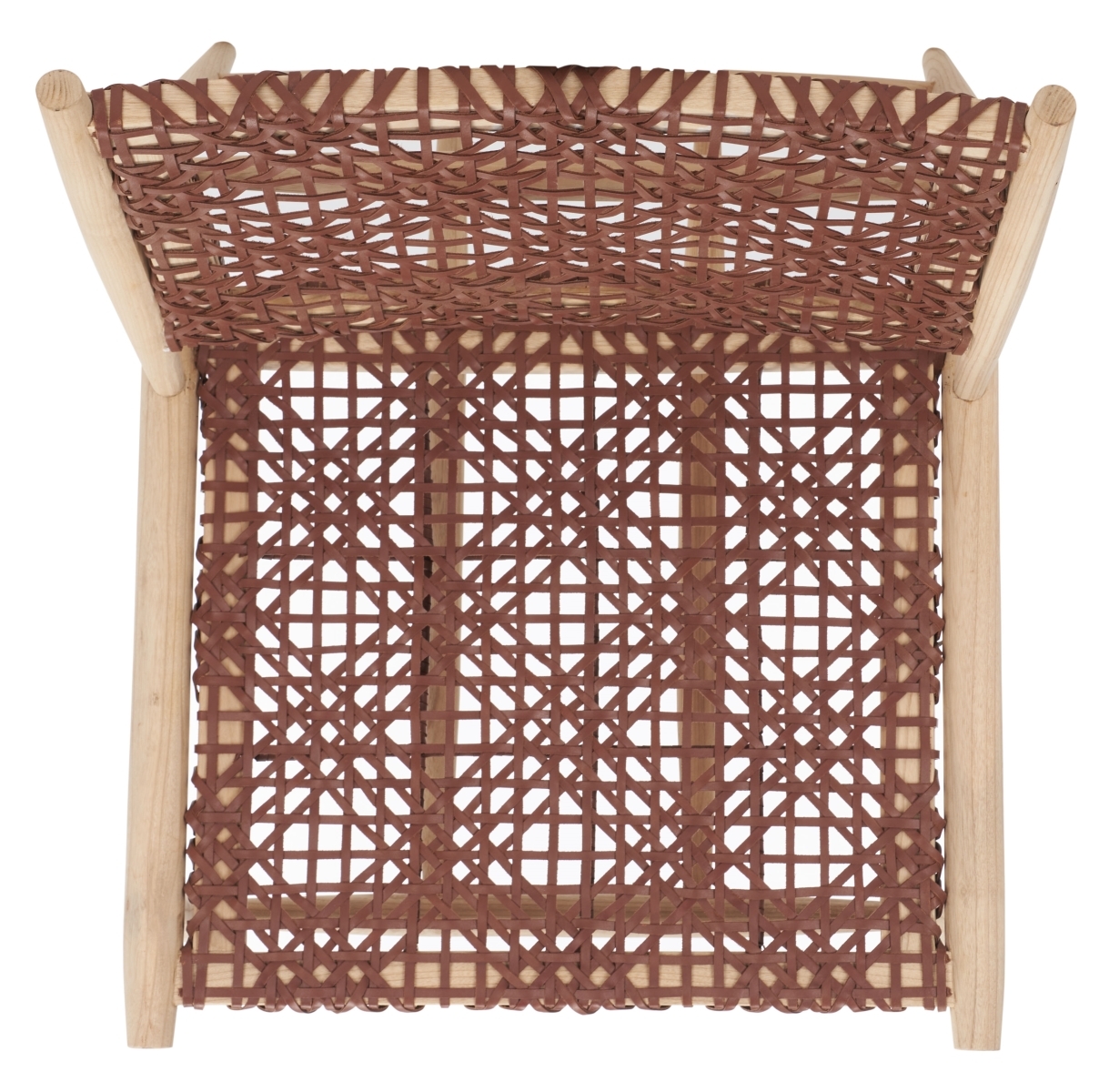 Bandelier Accent Chair - Cognac / Natural - Safavieh - Image 5