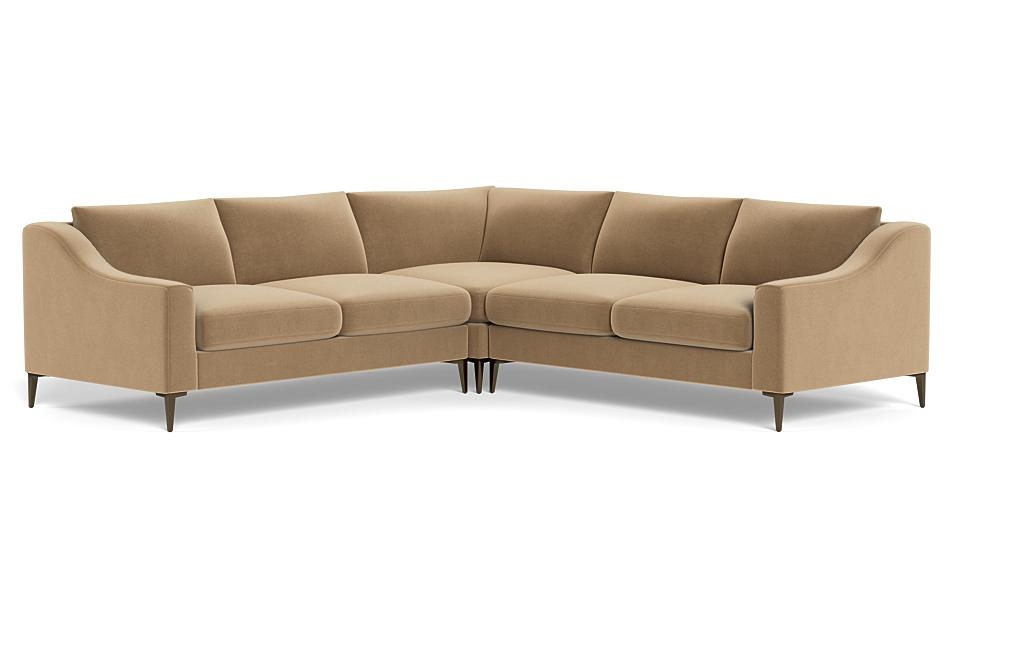 Saylor Slope Arm Corner 4-Seat Sectional Sofa - Image 2