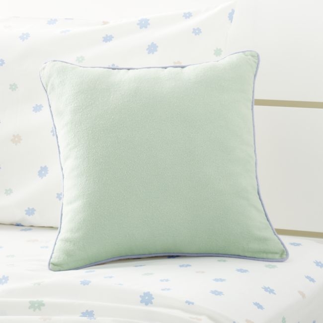 Mint and White Modern Pillow - Image 0