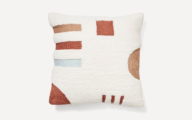 Burrow Applique Adobe Salt Pillow - Image 1