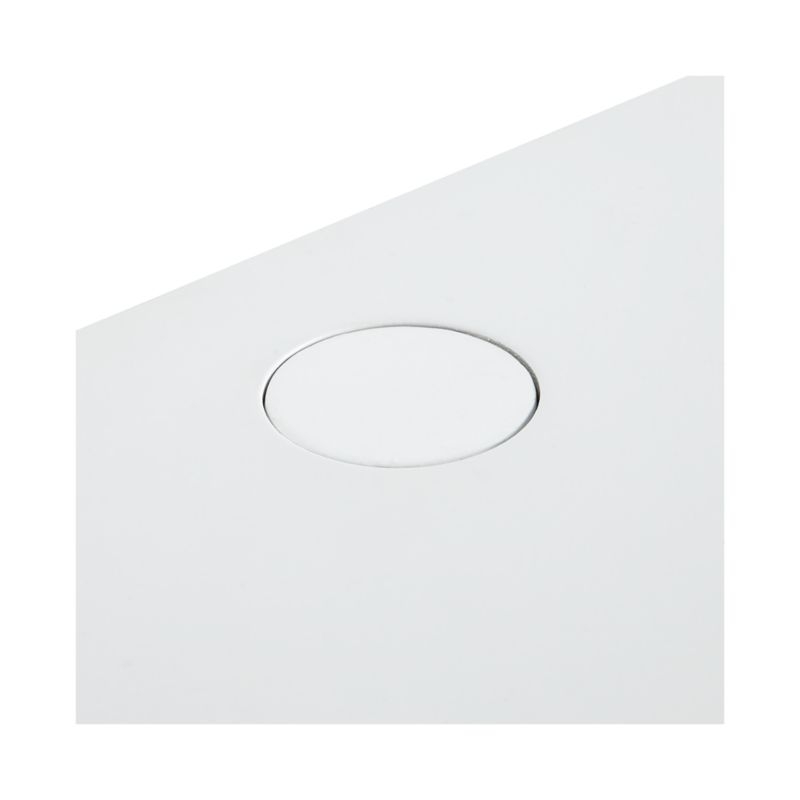 Aspect White 23.75" Floating Cube Shelf - Image 3