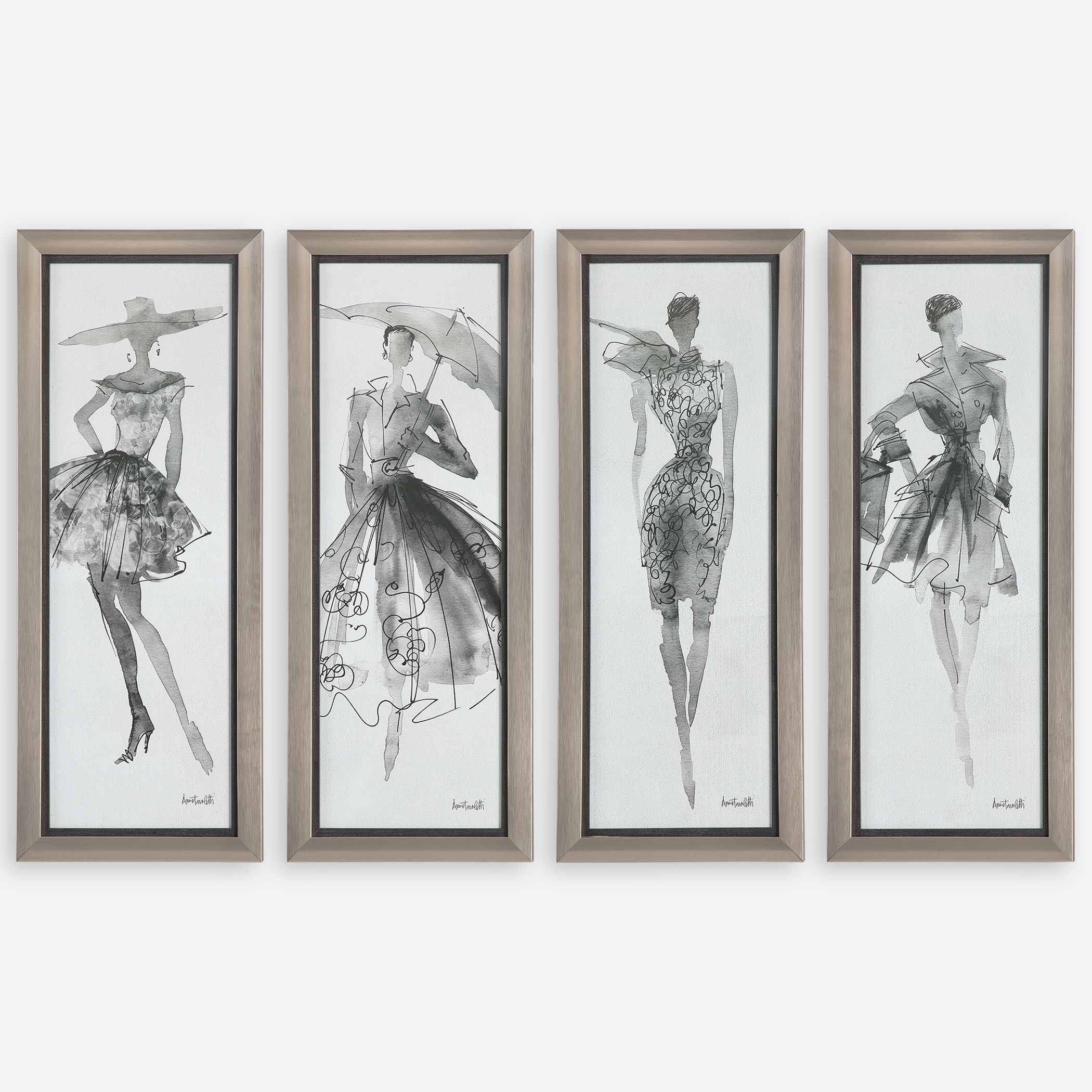 Seedlings Framed Prints S/6 - Image 0