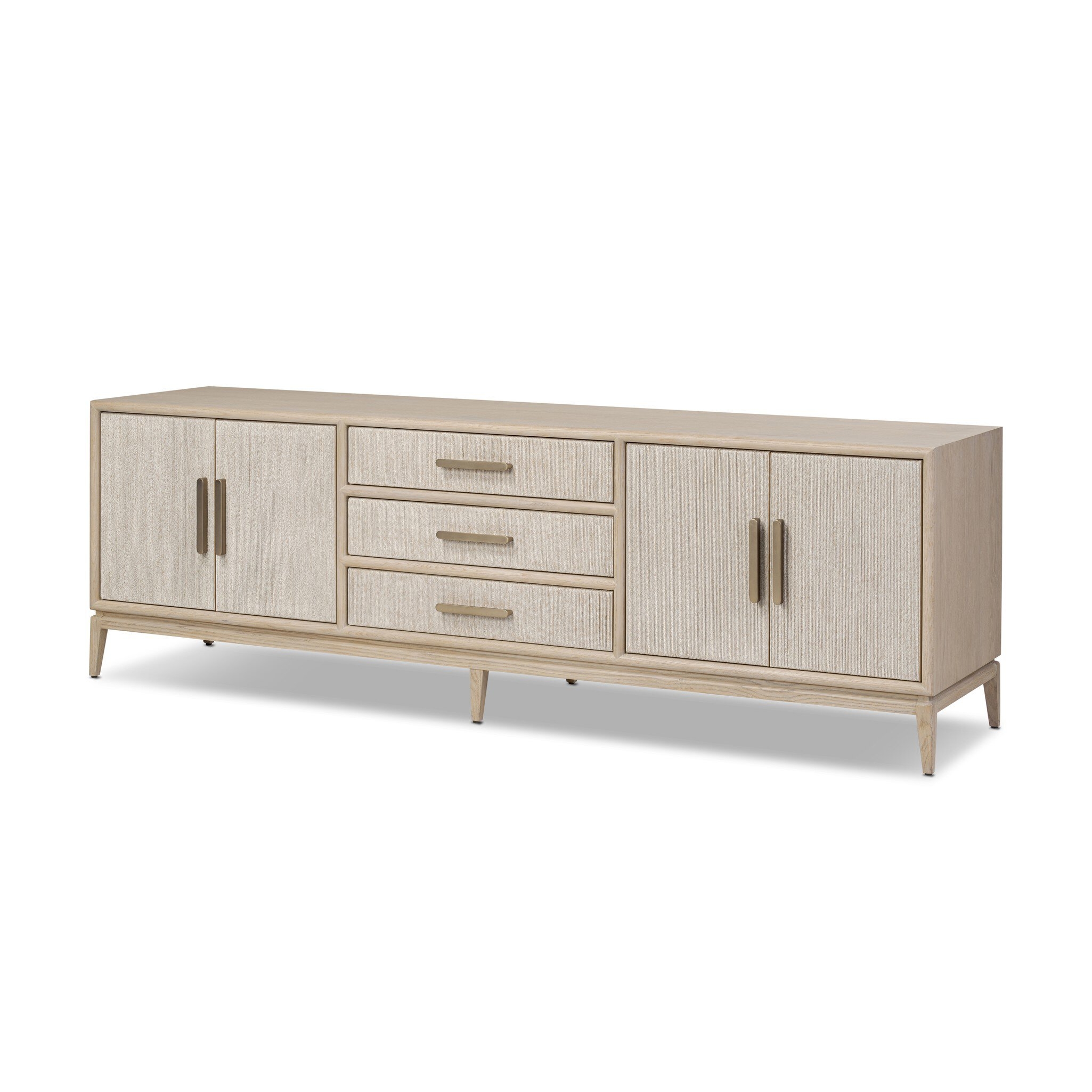 Rosenell Media Console - Natural Paper Cord - Image 1