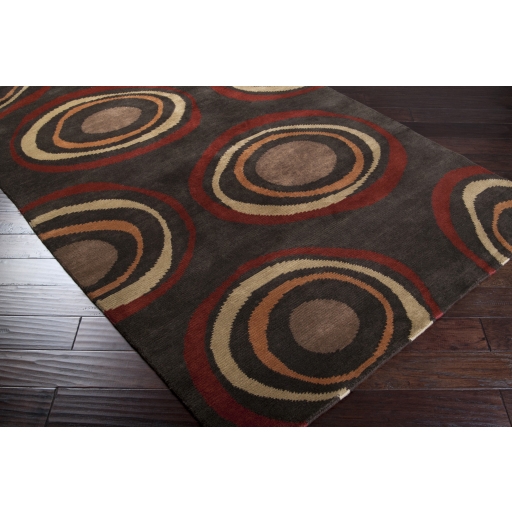 Dimensions Black Indoor 2' x 3' Handmade Rug - Image 0