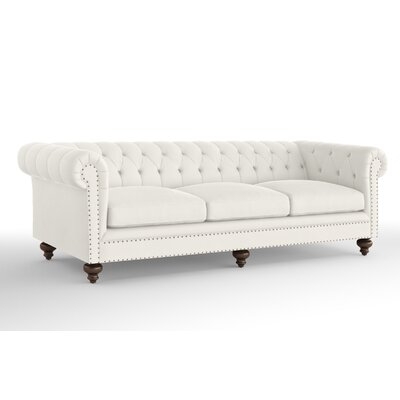 Pindall Chesterfield 109" Tuxedo Arm Sofa - Image 0