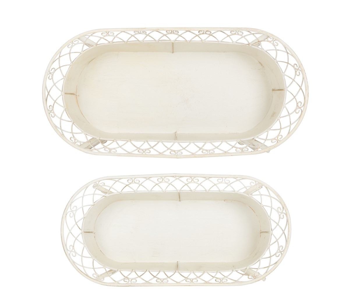 Hendrick Planters - Pearl White - Safavieh - Image 4