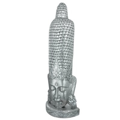 Silver Buddha Statue Home Décor - Image 0