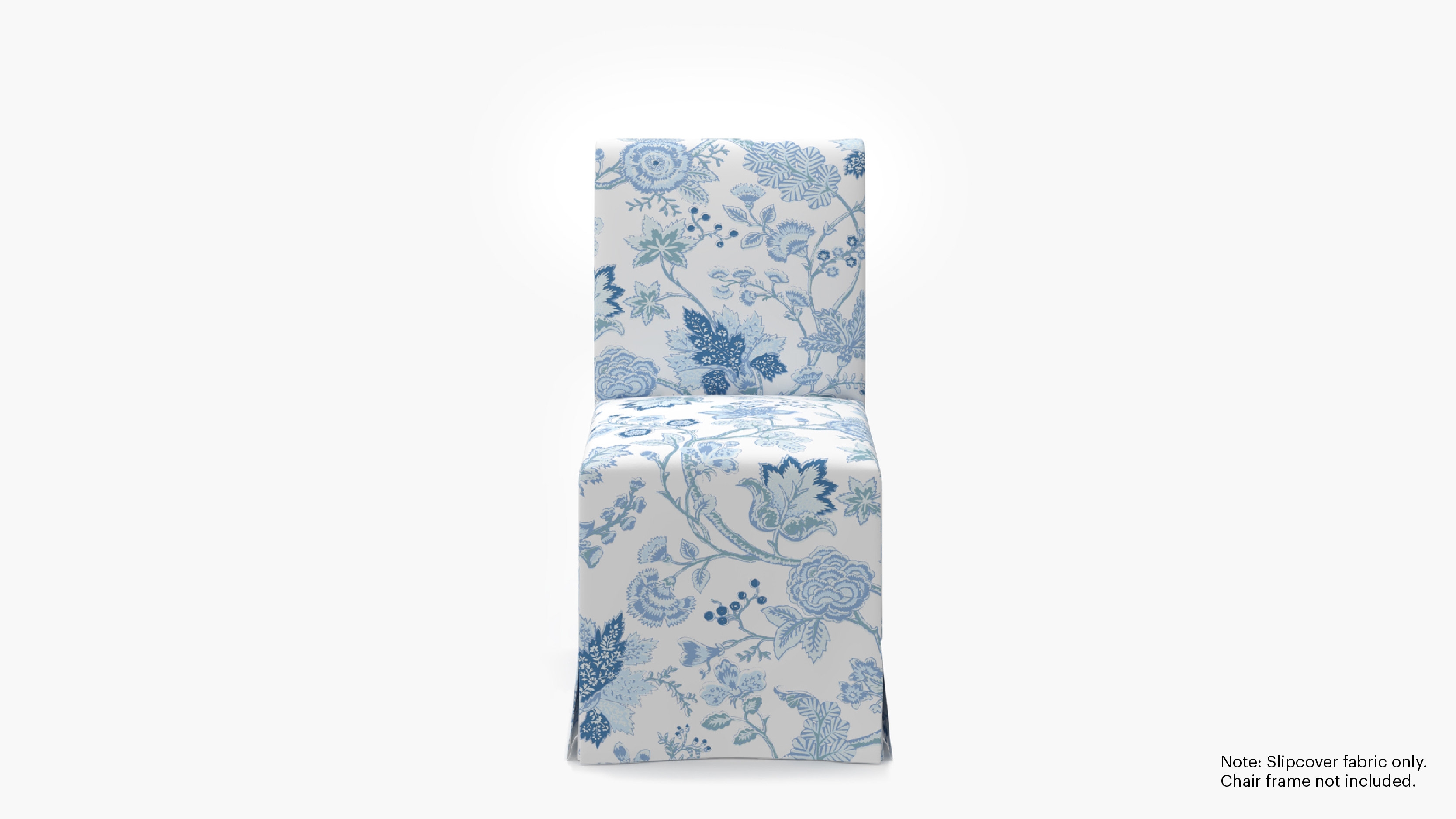 Slipcovered Signature Dining Chair - Cover Only, Delft La Vendee - Image 0