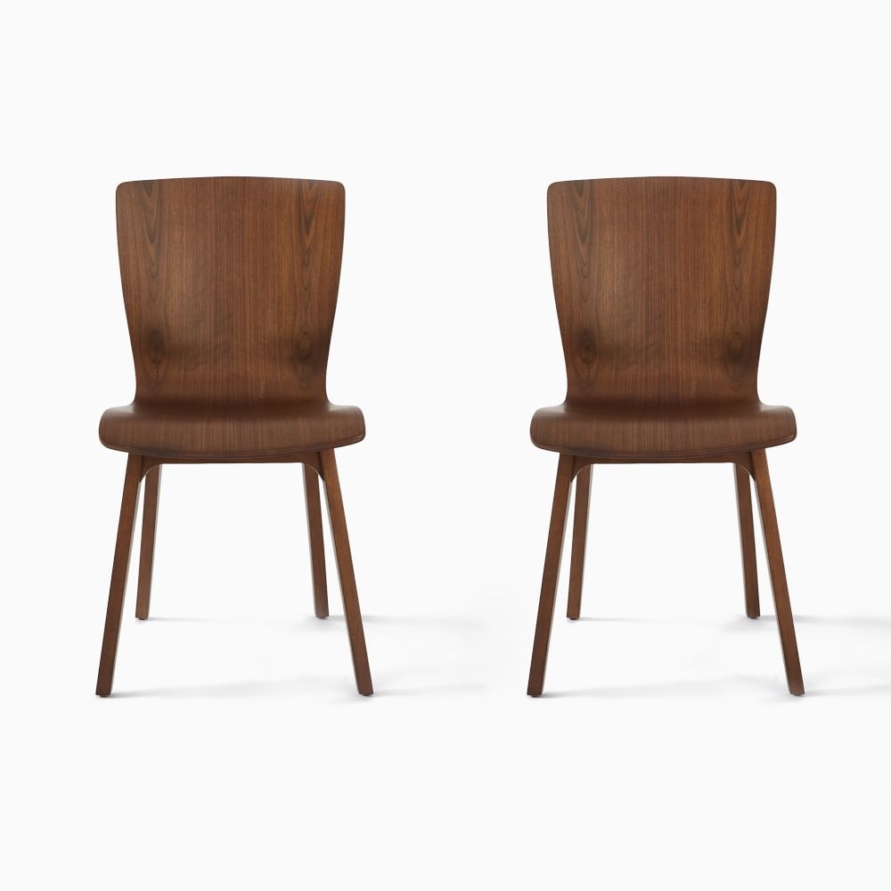 Crest Bentwood Dining Chair, Walnut, Set of 2 - Image 0