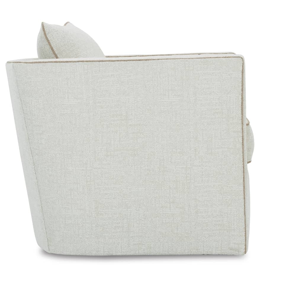 Kitt Swivel Chair in Bone White - Image 2
