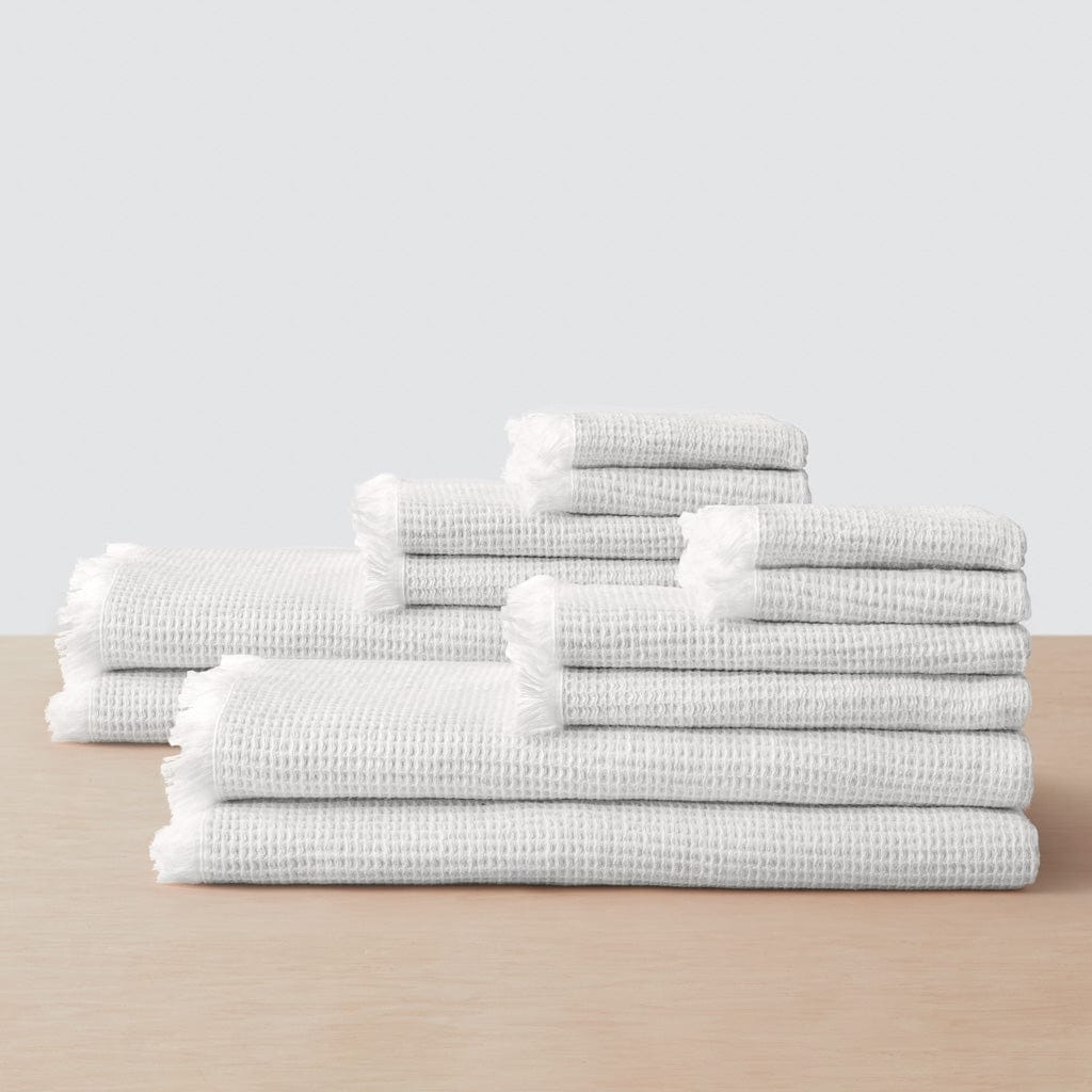 The Citizenry Aegean Cotton Bath Sheet Set | Set of 12 | White - Image 0
