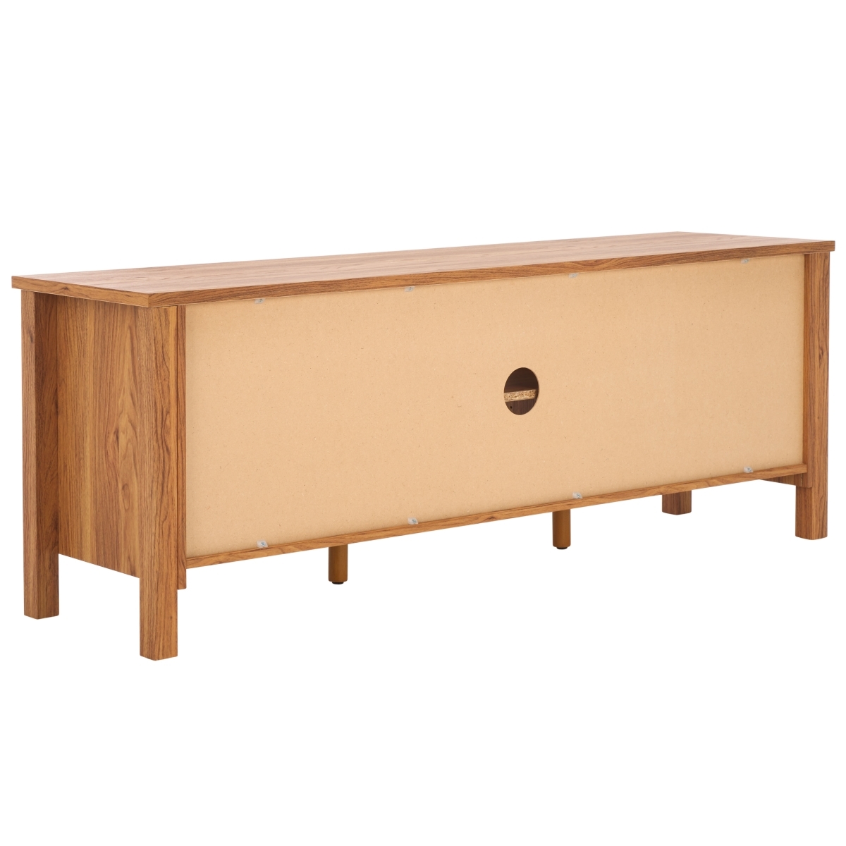 Evane 2 Door Media Stand - Oak / Natural - Safavieh - Image 8