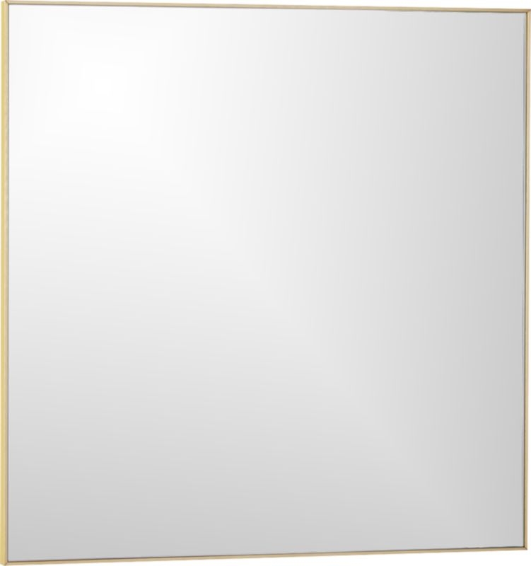Infinity Brass 31" Square Wall Mirror - Image 3