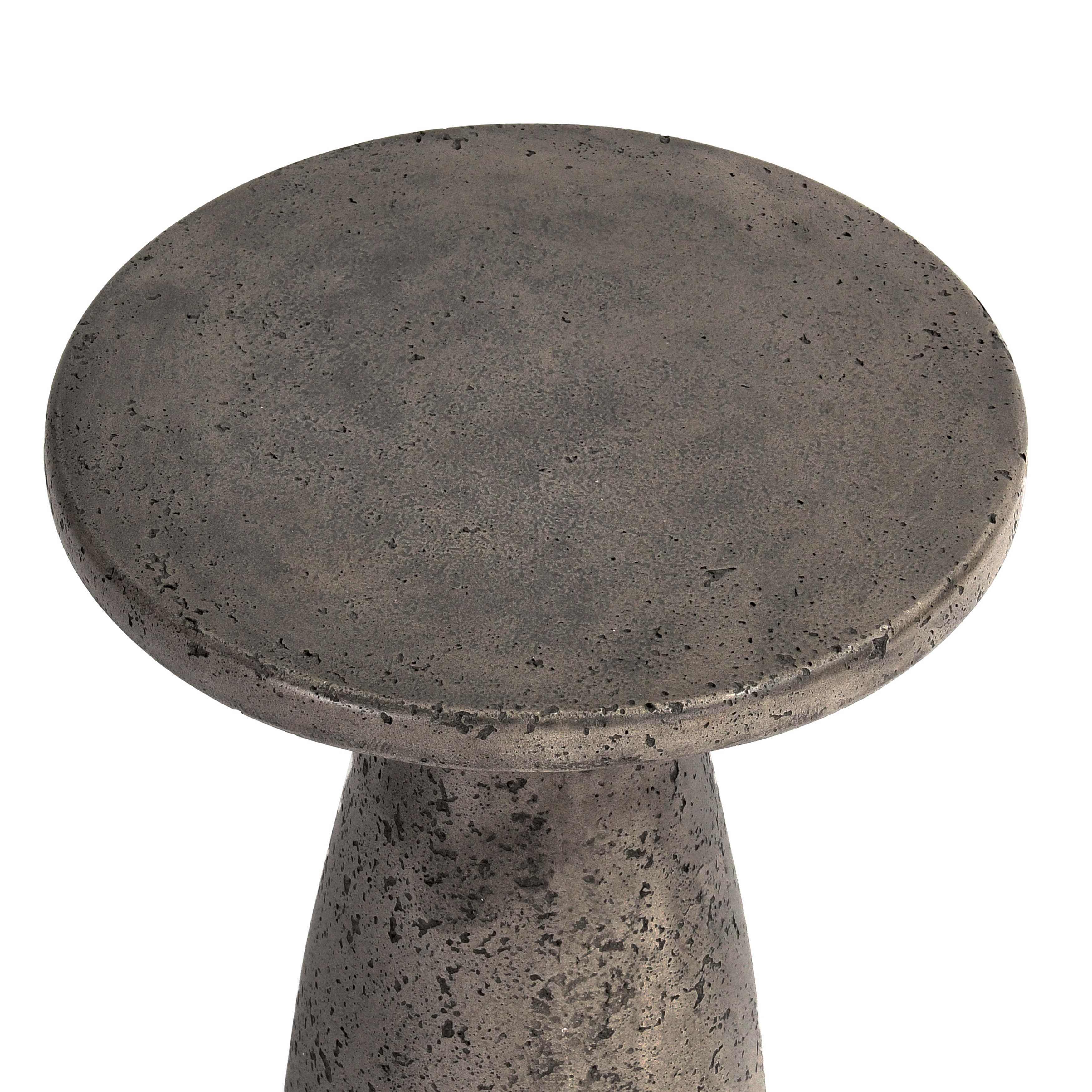 Collins 19" Outdoor Accent Table Dark Gray - Image 3