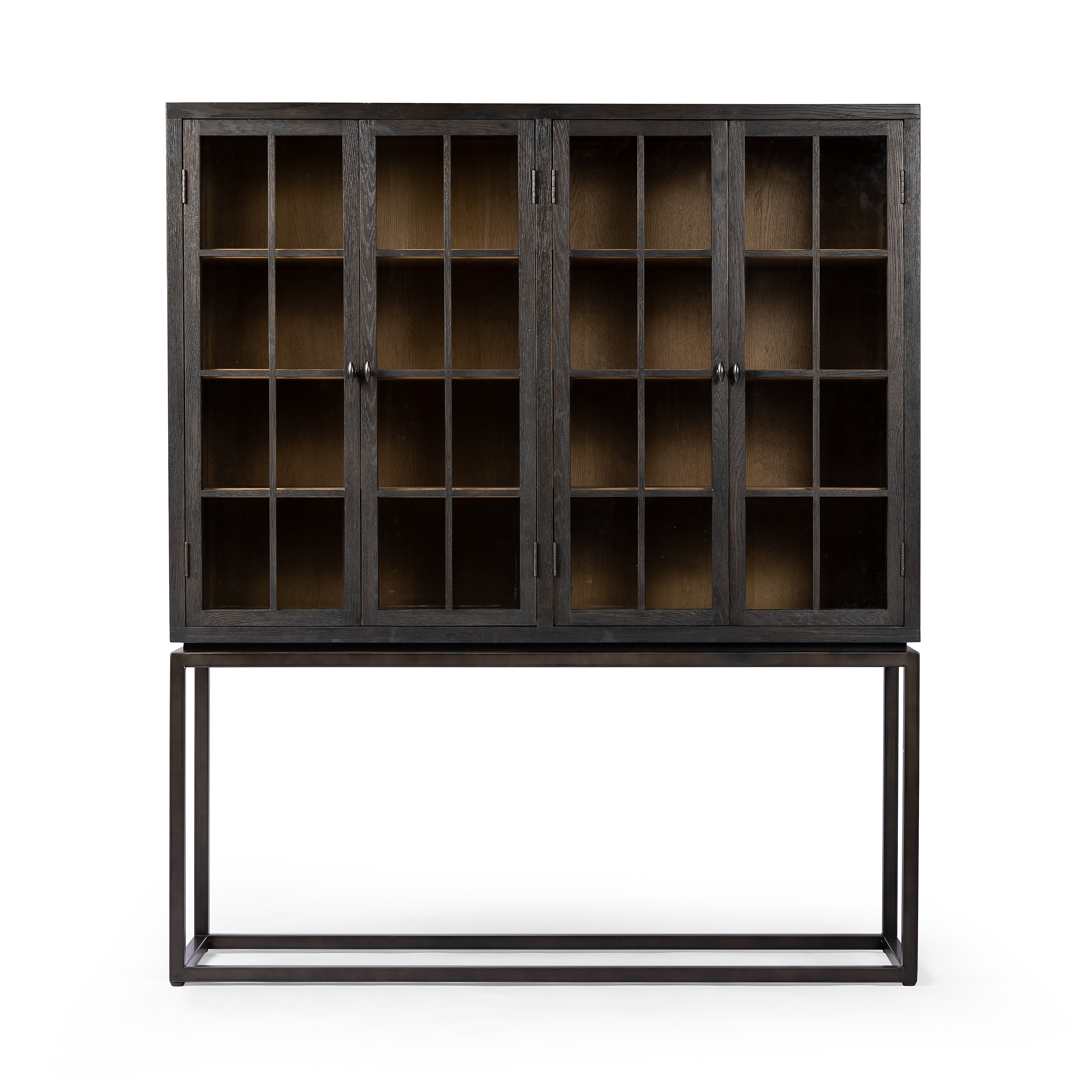 Palmer Cabinet-Charcoal Oak Veneer - Image 4