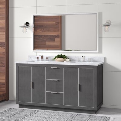 Tico 61" Double Bathroom Vanity Set - Image 0
