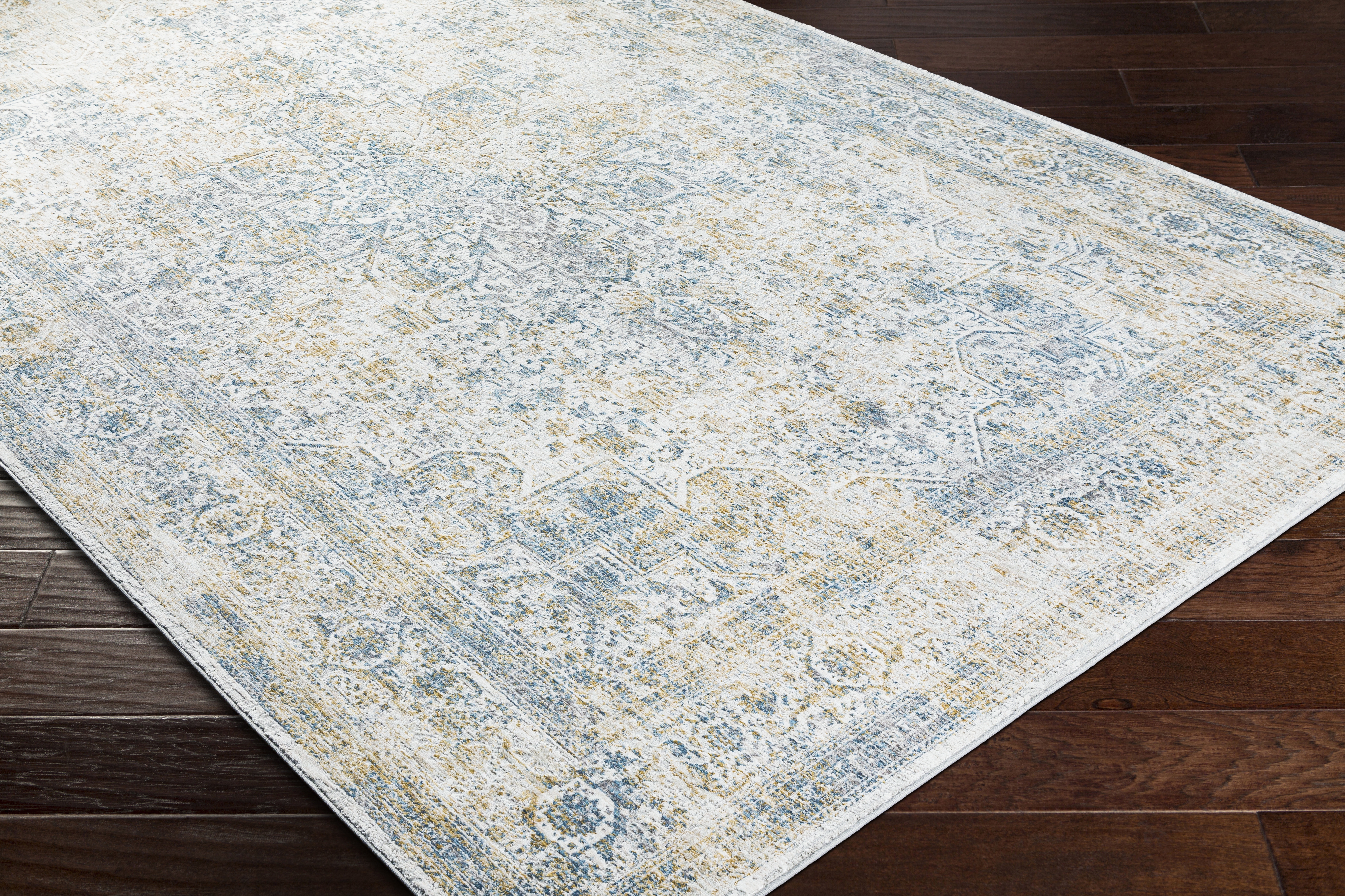 Carmel Gray Indoor 7'10" x 10' Machine Woven Rug - Image 5