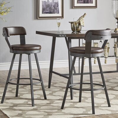 Berrin Swivel  Bar & Counter Stool (Set of 2) - Image 0