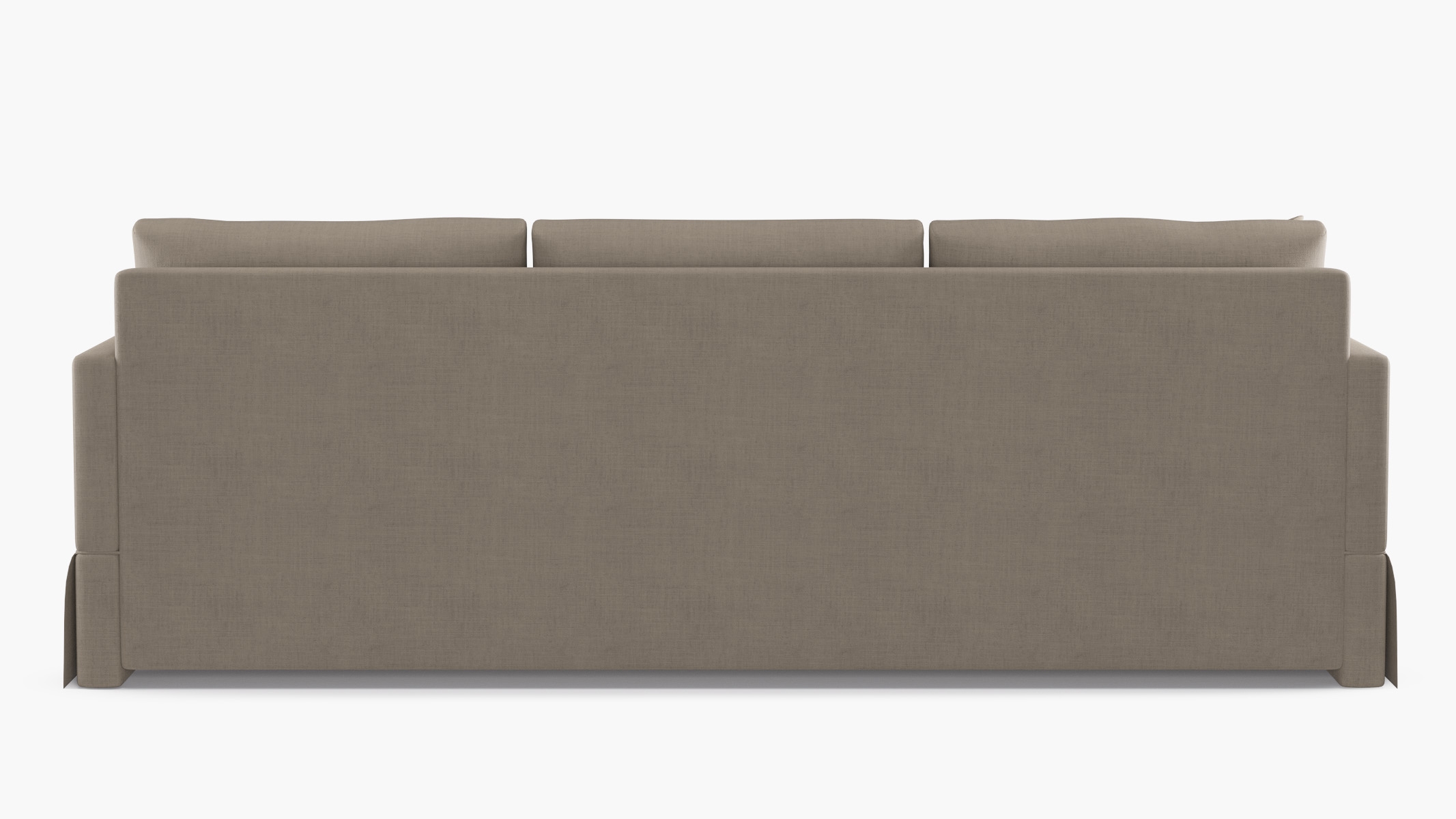 Skirted Track Arm Sofa, Oatmeal Luxe Linen, Extra Deep (43") - Image 3
