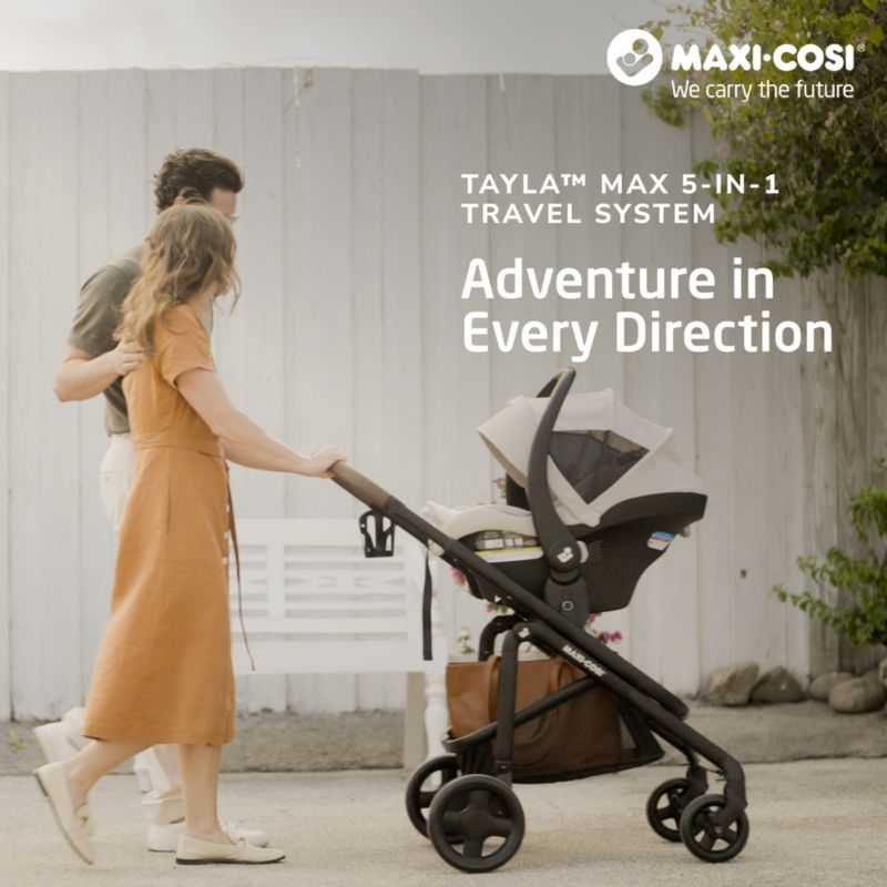 Maxi-Cosi ® Tayla ™ Max Desert Wonder 5-in-1 Modular Travel System Stroller/Baby Car Seat - Image 3