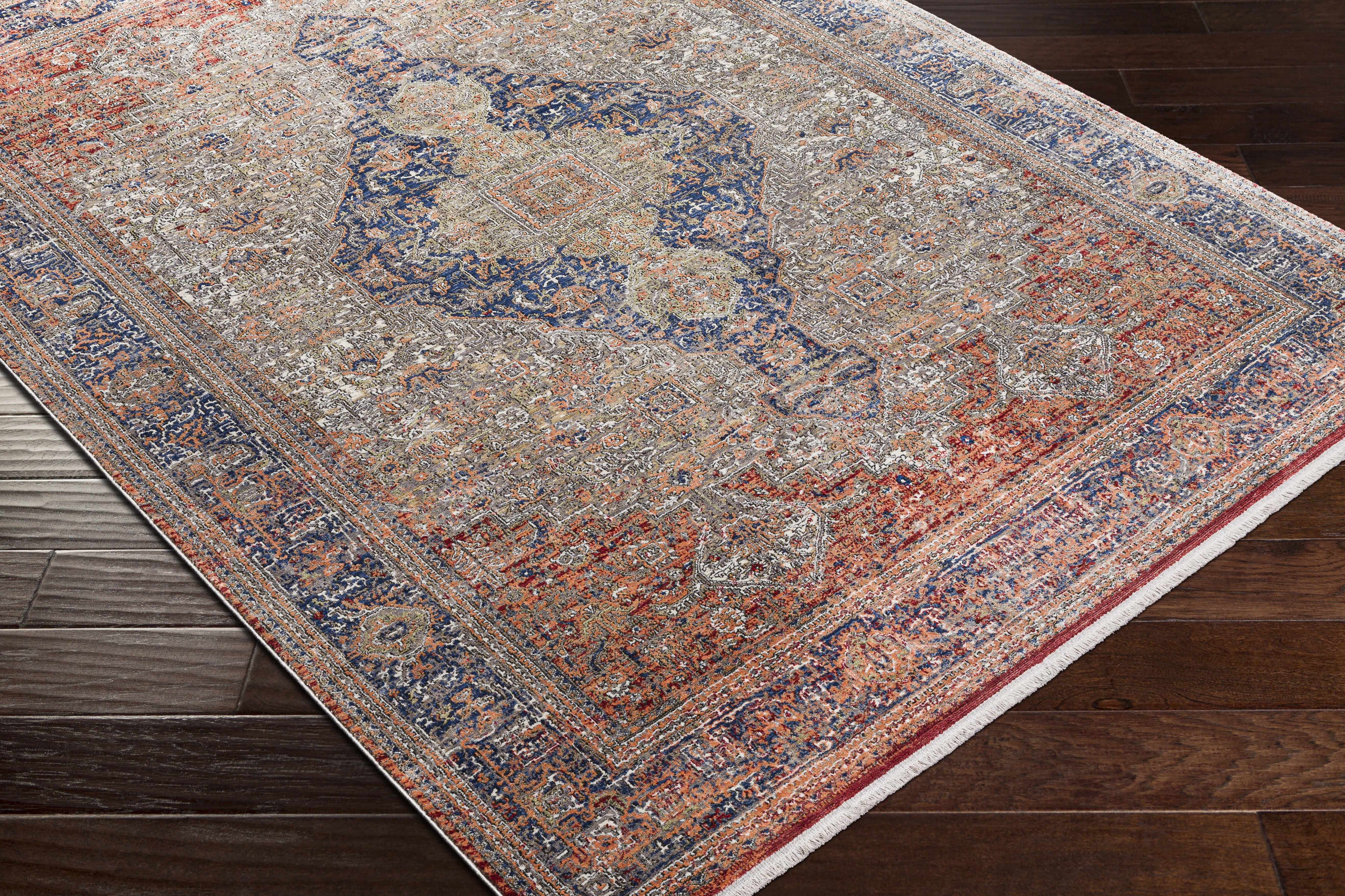 Eclipse Beige Indoor 2' x 3'3" Machine Woven Rug - Image 6